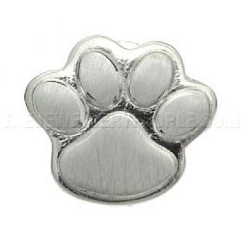 Paws Silver Pin Brooch - 20mm Wide