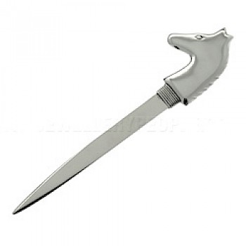 Horsehead Silver Letter Opener - 140mm long