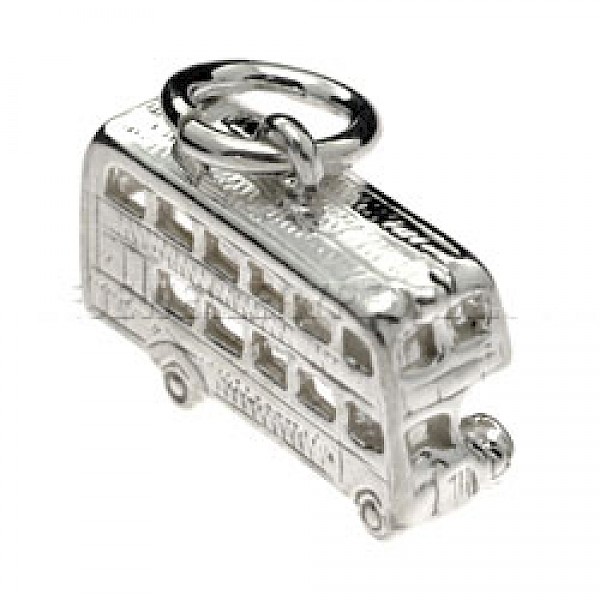 London Bus Silver Charm - Small - R1012