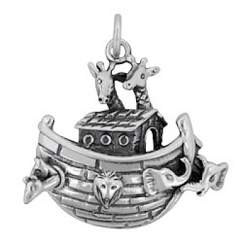 Noah's Ark Silver Pendant - RN030