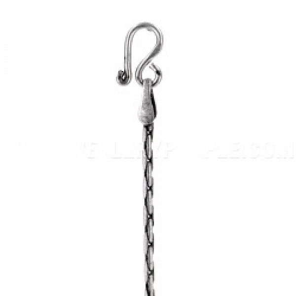 1mm Antique-finish Slim Snake Silver Chain Necklace - 18" Long - CH001