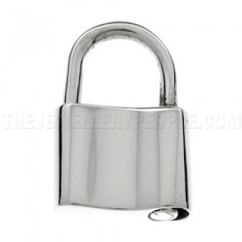 Padlock Silver Pendant - PT483