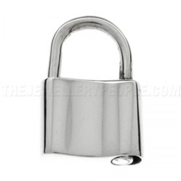 Padlock Silver Pendant - PT483