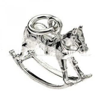 Rocking Horse Silver Charm - R1157
