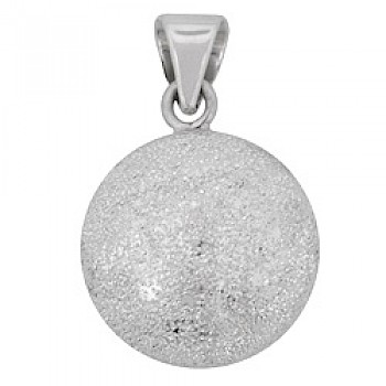 Round Bell Silver Pendant