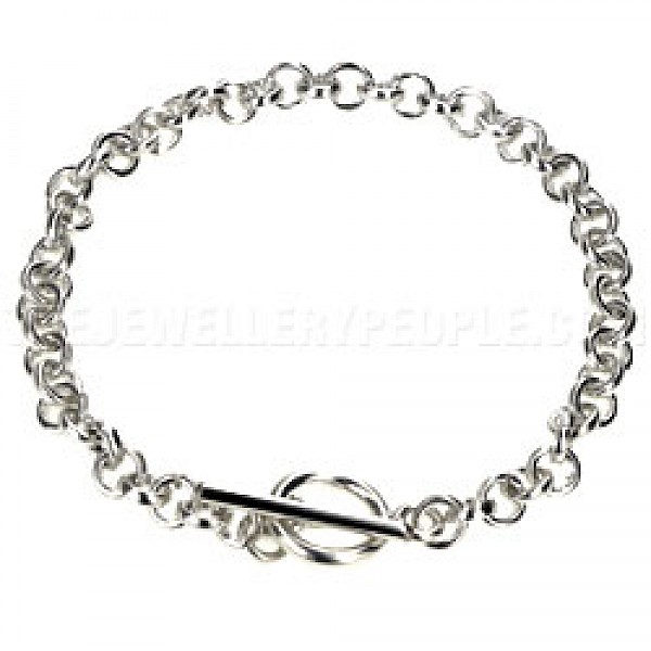 Belcher Link Silver Bracelet - BT092