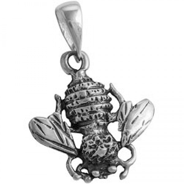 Silver Bee Pendant - 35mm - AL104