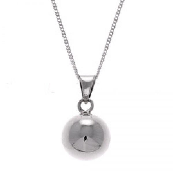 Silver Bell Pendant - 15mm - PT456