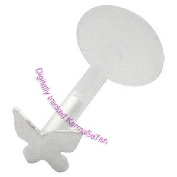 Silver Butterfly Lip Stud