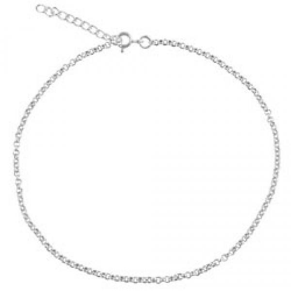 Sterling Silver Chain Anklet