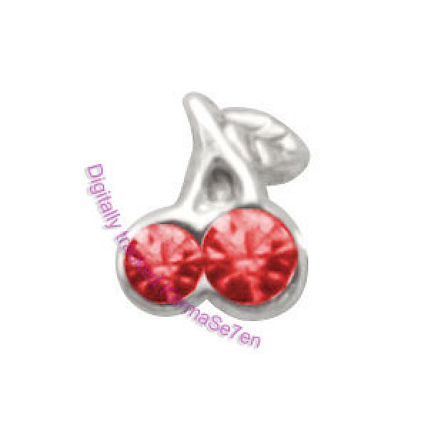 Silver Cherries Nose Stud