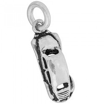 Silver Classic VW Beetle Charm - PT697