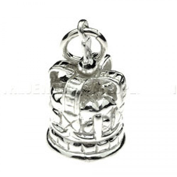 Coronation Crown Silver Charm - R1004