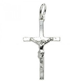 Silver Crucifix Charm - Small - 2544