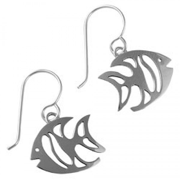 Silver Fish Earrings