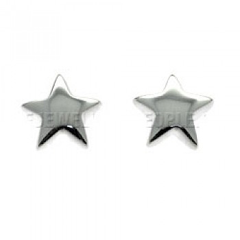 Silver Star Stud Earrings - R2040