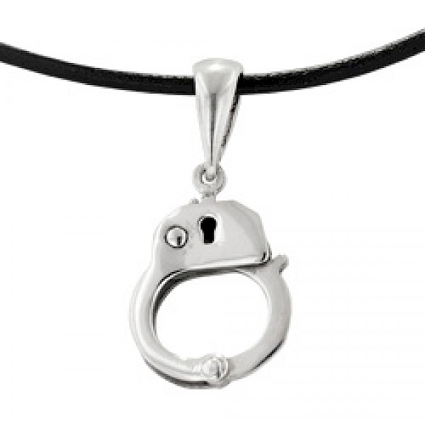 Silver Hand-Cuff Pendant - PT594