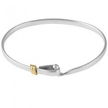 Silver Hook Bangle