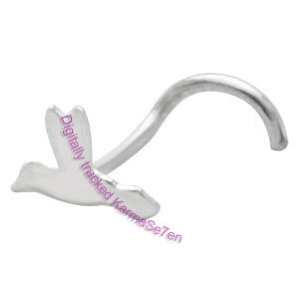 Silver Hummingbird Nose Stud