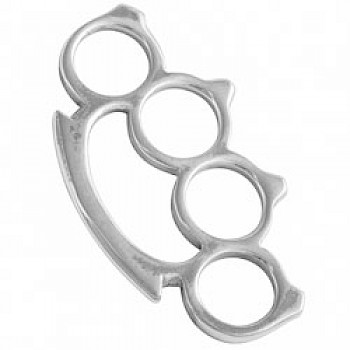 Silver Knuckle Duster Pendant