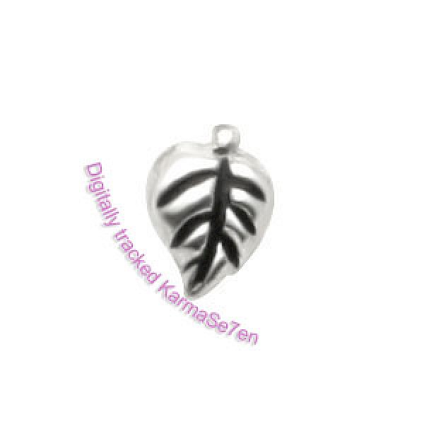 Silver Leaf Nose Stud