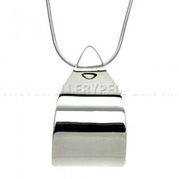 Silver Loop Pendant - PT216