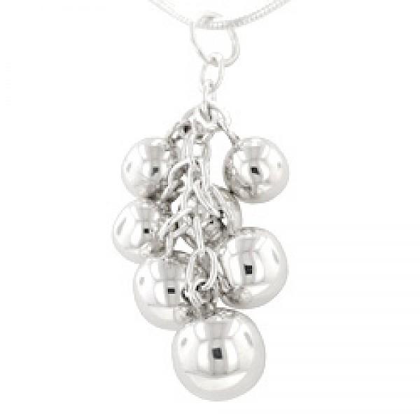 Silver Multi-Balls Pendant - PT639