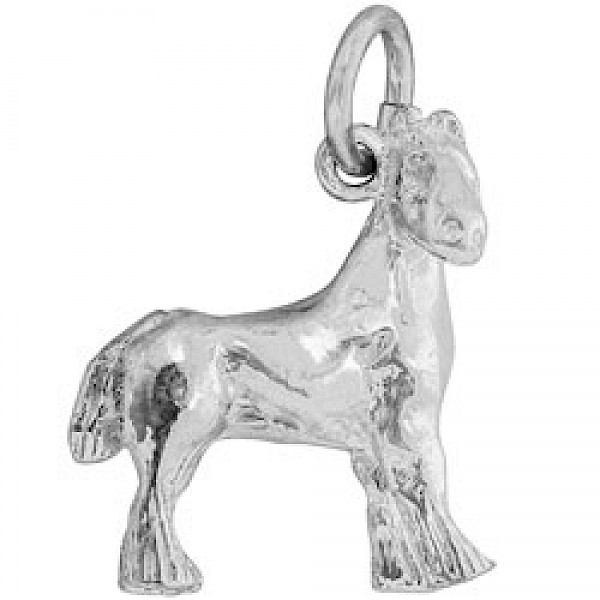 Silver Pony Charm - 2652