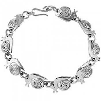 Silver Snails Bracelet -BT453