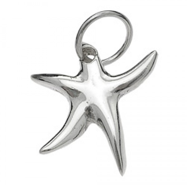 Silver Starfish Charm