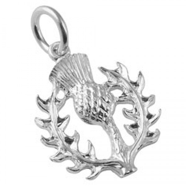 Silver Thistle Charm - R2161
