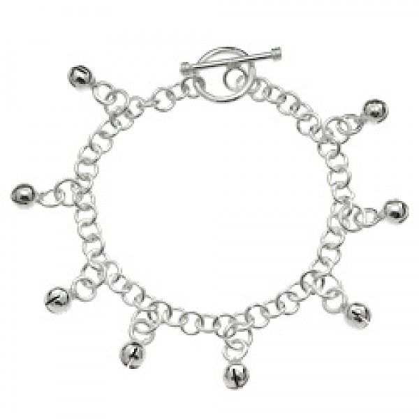 Sleigh Bells Silver Bracelet