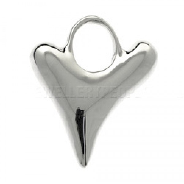 Soft Heart Silver Pendant - PT238