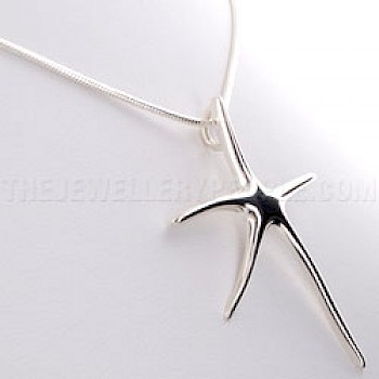 Spindly Starfish Silver Pendant
