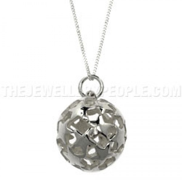 Star Ball Silver Pendant - PT562