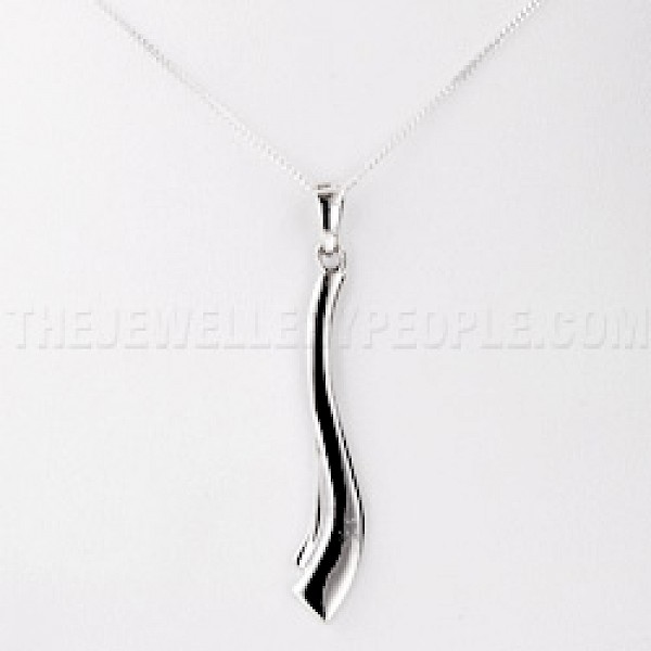 Swish Silver Pendant - PT540