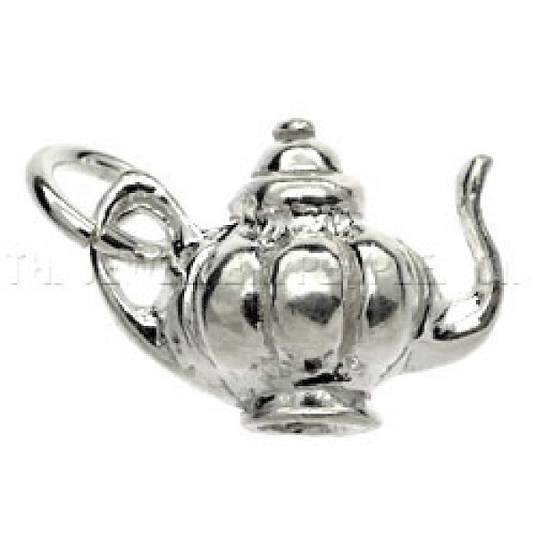 Teapot Silver Charm - R2178