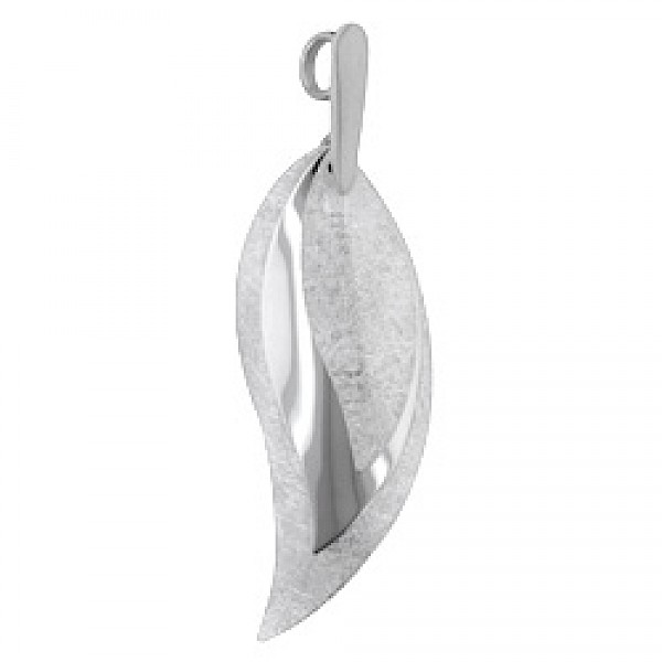 Three Layer Droplet Silver Pendant - PT662