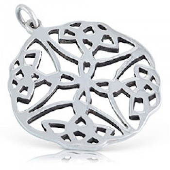 Tribal Silver Pendant - PT666