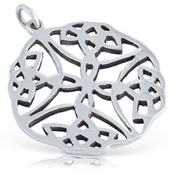 Tribal Silver Pendant - PT666