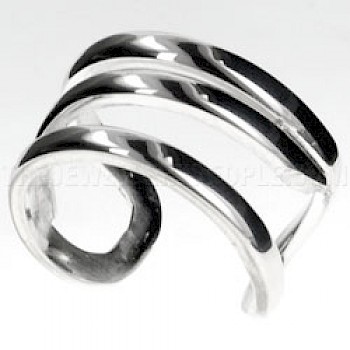 Wire Hoop Silver Ring / Toe Ring - RG104