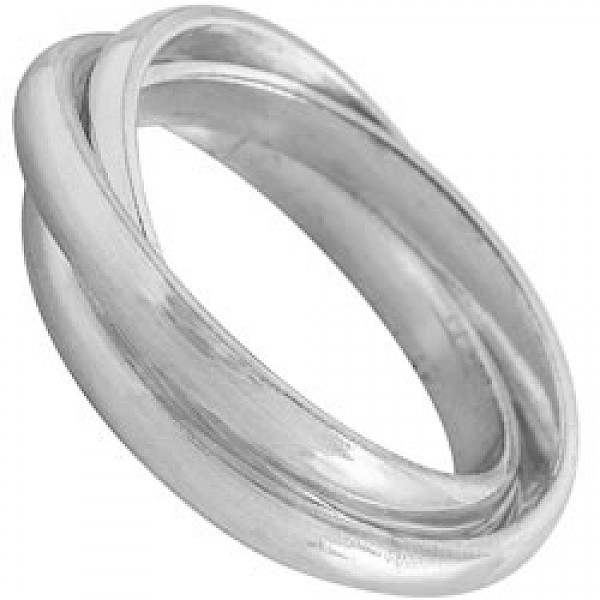 Russian Wedding Ring - 3-Band Ring - RG289