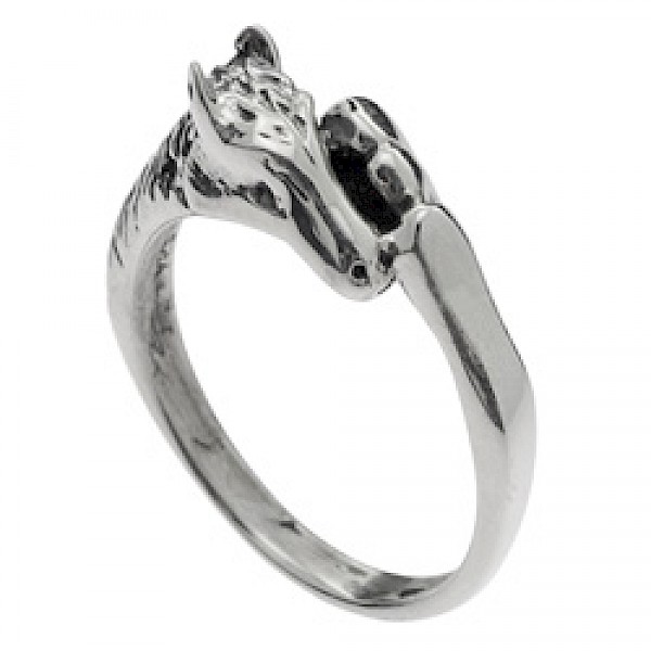 Silver Horse-Head & Hoof Ring - RG210