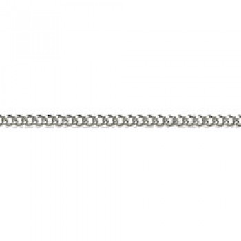 0.5mm Slim Silver Curb Chain - 14" - 20" Long - 2355