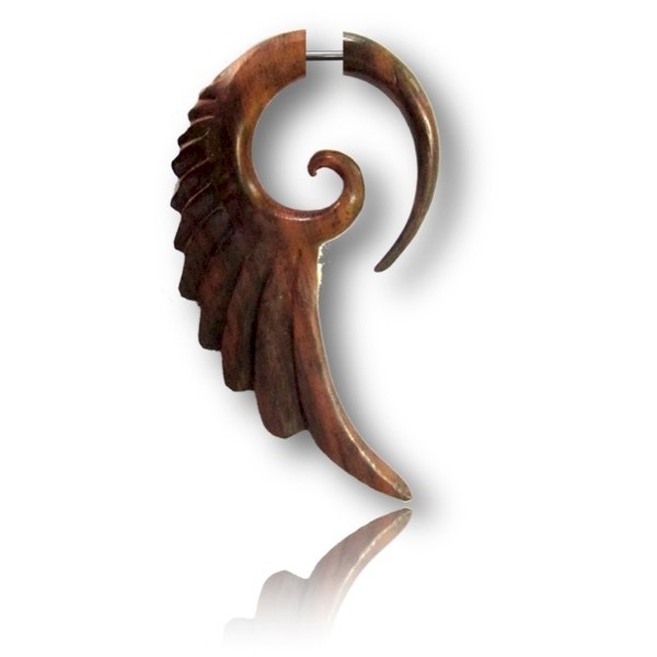 CARVED HORN ANGEL WING - FAKE STRETCHER