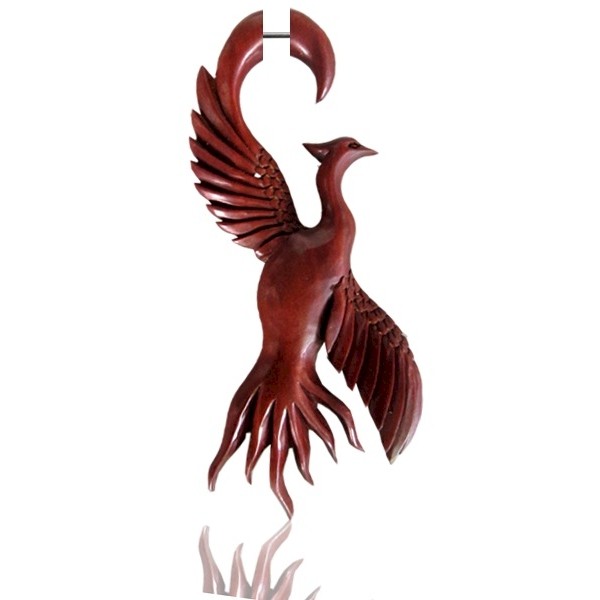 CARVED WOOD PHOENIX - FAKE STRETCHER