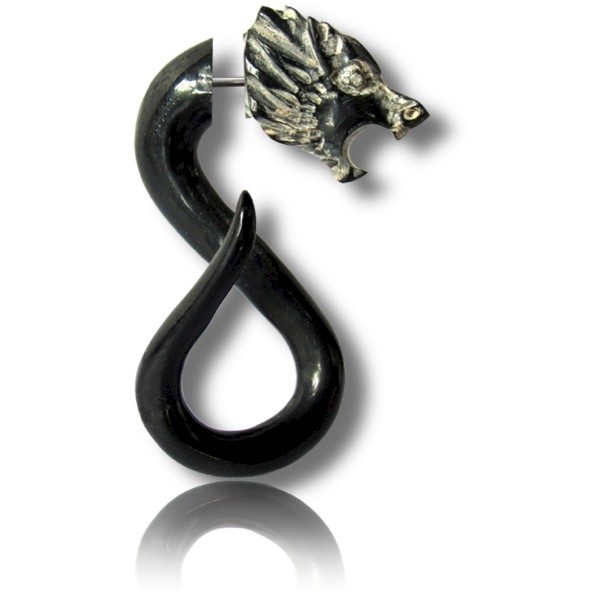 CARVED HORN DRAGON TWIST - FAKE STRETCHER
