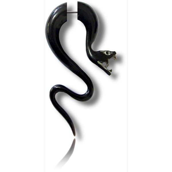 CARVED HORN SNAKE - FAKE STRETCHER