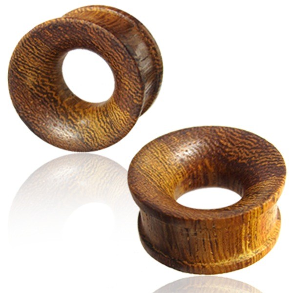 SAWO WOOD FLESH TUNNEL - LARGE GAUGES