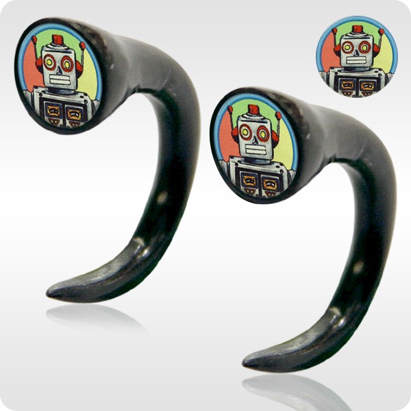 HORN EXPANDER CLAWS - RETRO DESIGNS - COLOUR ROBOT